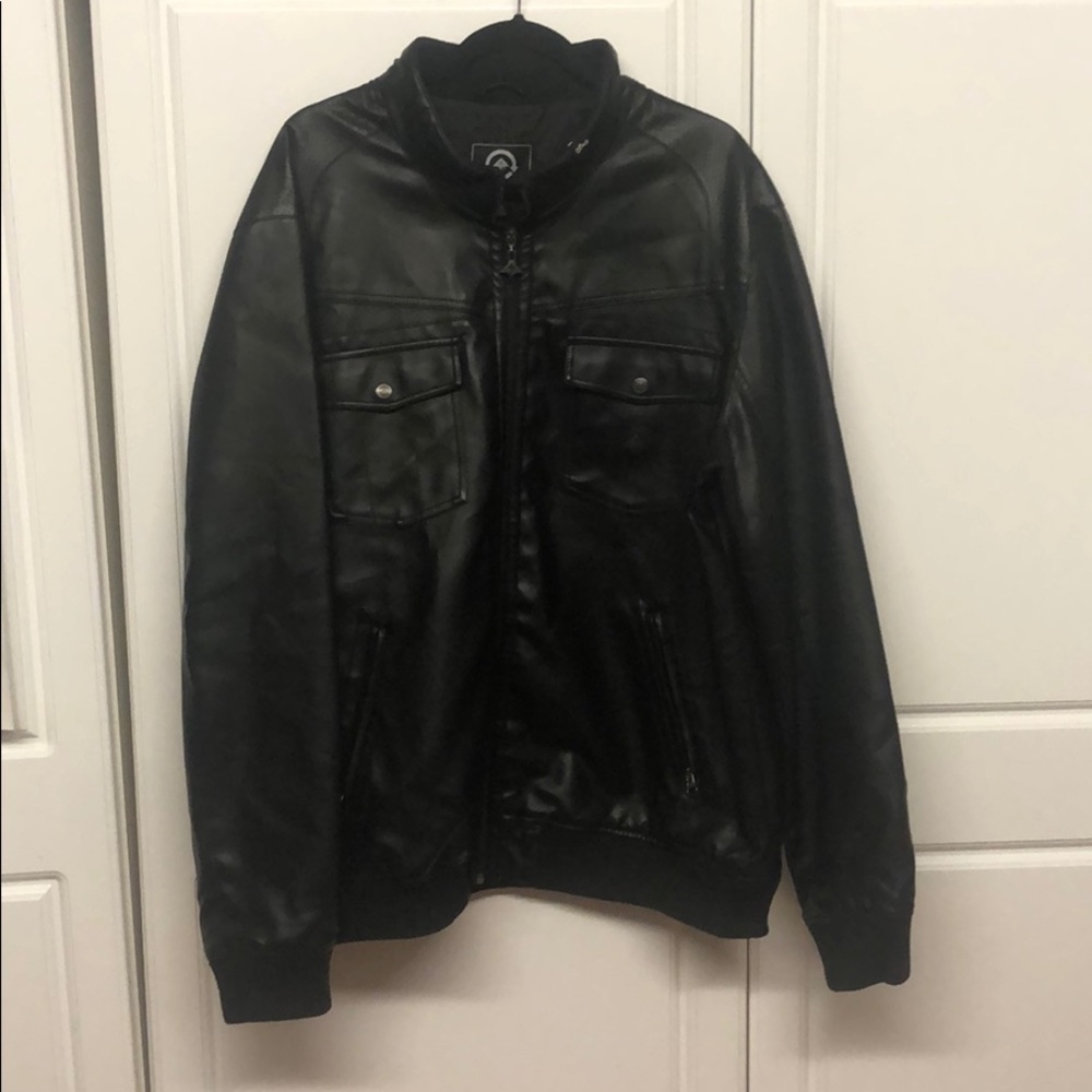 LRG LEATHER JACKET BLACK